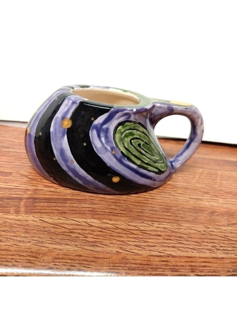 Vintage Joe Funk Funky Art Deco Handmade Ceramic Mug or Succulent Planter